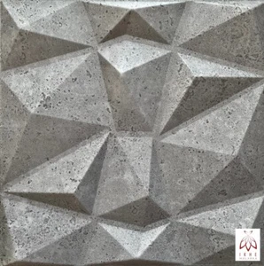 5qm / 20 Stück 3D Wandpaneele Betonimitat BETONLOOK Diamant Polystyrol BETON ! - Bild 1 von 11