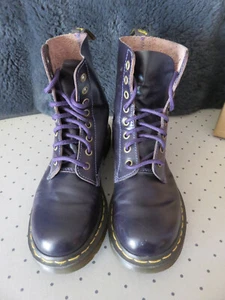 Dr Martens 8 Loch Pascal Potent Purple, dunkellila, Größe 38, UK 5 - Bild 1 von 10