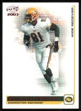 2003 Pacific CFL Red #28 Ed Hervey