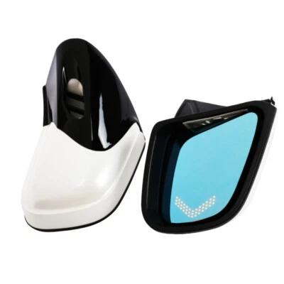 Espejo retrovisor lateral blanco 2 piezas con luz para BMW K1200 K1200LT K1200M 1999-2008 Foto 1 de 4