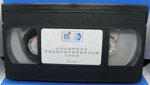 RARE vintage GM Training video VHS - Courtesy Transportation 1994 General Motors - Picture 1 of 3