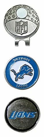 Detroit Lions Hat Clip with Magnet attachment 2 double sided markers Cover