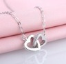 SAVVY CIE JEWELS Sterling Silver CZ Pavé Tassel Pendant Necklace