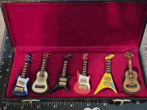 1995 Rock & Roll Hall Of Fame 6 pc Guitar Pin Limited Edition Set /2500 A - Picture 1 of 10