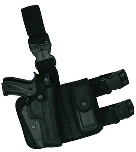 Tactical Pistol Gun Drop Leg Thigh Holster W/Magazine Pouch Right Hand - Large - Picture 1 of 1