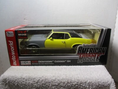 1/18 BYC ERTL AMERICAN MUSCLE AUTOWORLD 1970 OLDSMOBILE CUTLASS SX НЕВОССТАНОВЛЕННЫЙ - Изображение 1 из 4