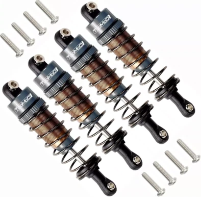70mm 1/10 Oil Shock Absorber Kit for Tamiya WR-02 & Axial SCX10 Upgrade Parts - Image 1 of 4