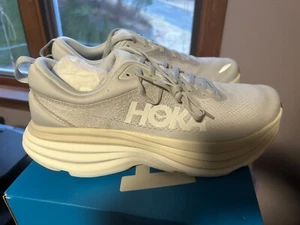 Herren Hoka One Bondi 8 grau & weiß - Größe 12,5 - Bild 1 von 6