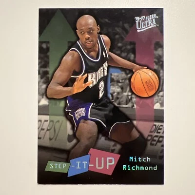 1996-97 Fleer Step It Up Mitch Richmond #284 - Image 1 of 2