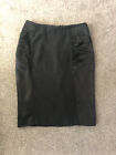 armani collezioni black skirt size 42 Uk10 Very Good Condition