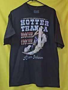 NEW w/ Tags Alan Jackson Chatta Hoochee XL Black T Shirt Hoochie Coochie Tee - Picture 1 of 9