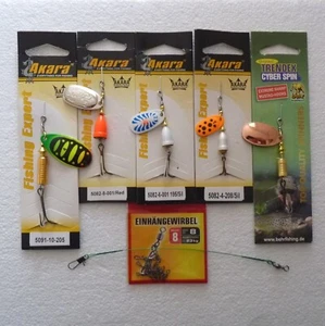 Spinner Set Nr. 5, 7- teilig Hecht Barsch Forelle Blinker Raubfisch Köder - Bild 1 von 2