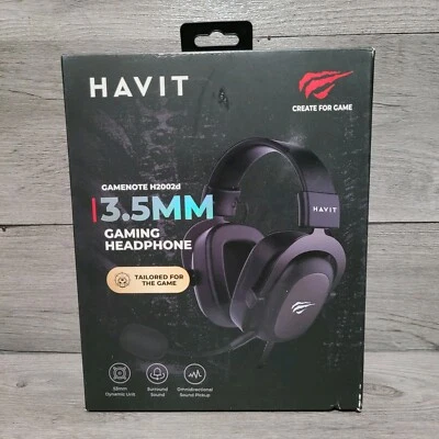 havit gamenote h2002d 3.5mm gaming headphone - Image 1 of 2