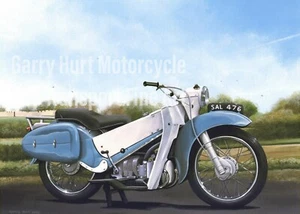 Velocette LE Motorcycle A3 Talla Edición Limitada Estampado - Imagen 1 de 1