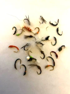 Trout Flies for Fly Fishing Assortment of Buzzers 25 Mixed pack - Picture 1 of 2