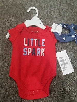 CAMISETA 10 HILOS LITTLE SPARK BEBÉ NIÑO HEBILLA INFERIOR TALLA NB NUEVA CON ETIQUETAS Foto 1 de 4