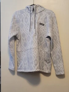 Columbia Damen Strick Hoodie Aztekenblau Fuchs Gletscher Half Zip Pullover Medium - Bild 1 von 8