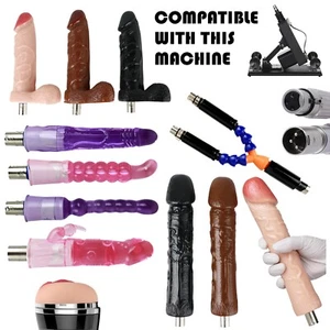 3XLR Sex Fucking Machine Attachments Unisex Sex Toys for Men Couples Women Anal - Picture 1 of 48