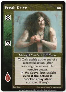 Freak Drive Lords of the Night V:TES VTES Vampire CCG - Foto 1 di 1