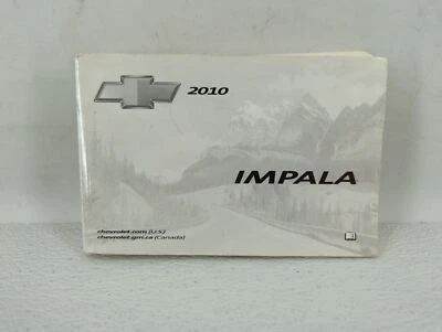 Chevrolet Impala 2010 manual del propietario guía de libro WJ8DA Foto 1 de 4