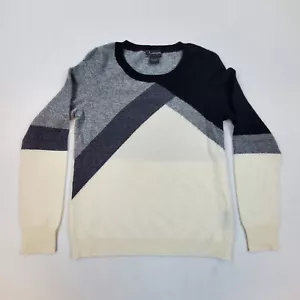 Suéter C by Bloomingdale's 100 % cachemir cuello redondo para mujer talla L Pullover - Imagen 1 de 8