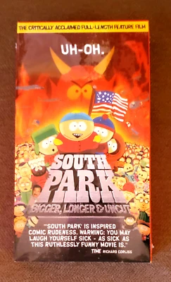 South Park Bigger, Longer & Uncut Original Sealed VHS Movie 1999 - Image 1 of 4