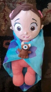 Disney Babies Baby Boo Doll Monsters Inc Mikey Blanket Soft Plush Stuffed Toy - Picture 1 of 4