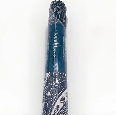 Ralph Lauren 1990s Folia Wallpaper Arles Quilted Blue Damask LWP13348W Double - Image 1 of 4