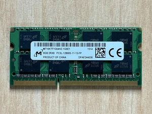 Micron 8GB 1600MHz 2Rx8 PC3L-12800S-11-13-FP DDR3 Laptop RAM / Memory - Picture 1 of 6