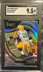 AJ Dillon Select Silver Rookie 2020 Field Level #365 SGC 9.5 - Picture 1 of 2