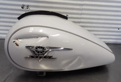 98-16 Yamaha V-Star XVS650 gas fuel tank clean interior some dents 5SC-Y2410-M0- - Image 1 of 4