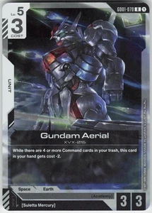 Gundam Gundam Aerial GD01-070 Newtype Rising Rare NM - Bild 1 von 2