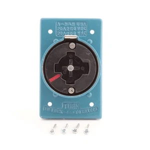 Leviton 25403 INDUSTRIAL Power Interrupting Locking Receptacle 30A 600V 20A 250V - Bild 1 von 6