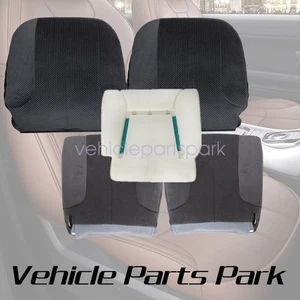 For Dodge Ram 03-05 Front Bottom & Top Lean Back Seat Cover & Foam Cushion Gray - Bild 1 von 11
