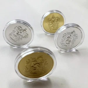 Harry Potter Coin Hogwarts House Gryffindor Slytherin Commemorative Coins Gifts - Picture 1 of 12