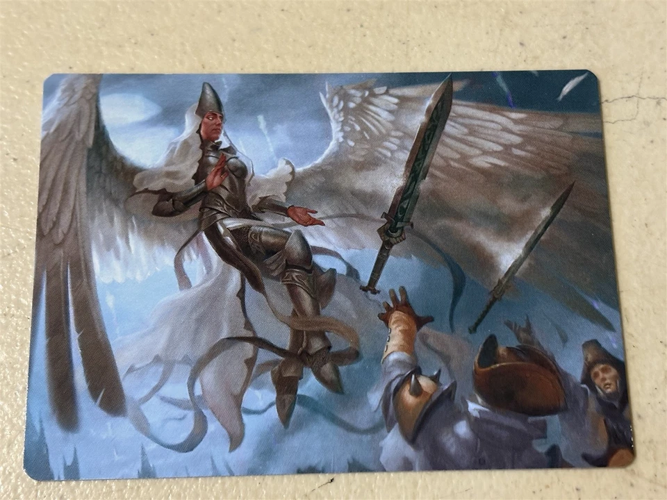 mtg Angelic Quartermaster, Innistrad Crimson Vow Art Series card 5/81 - Image 1 of 1