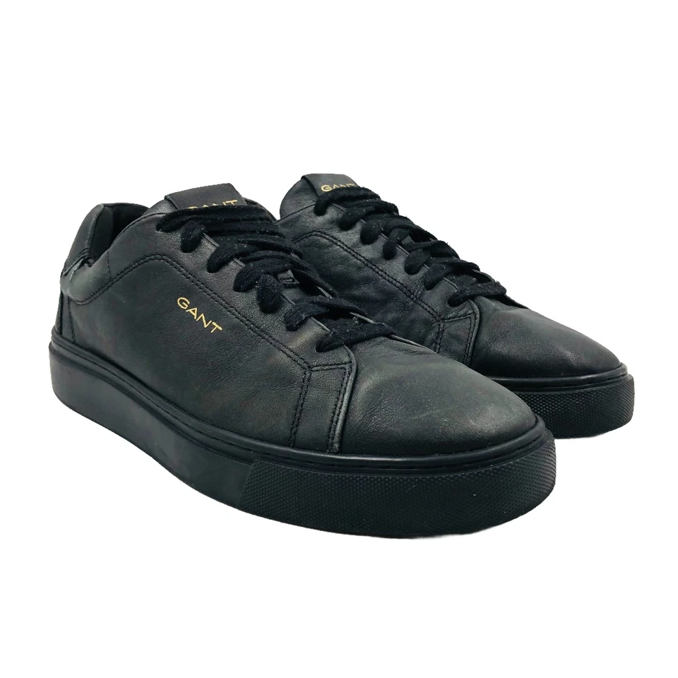 Zapatillas deportivas con cordones de cuero negro GANT para hombre EUR 42 UK 8 US 9 Foto 1 de 4