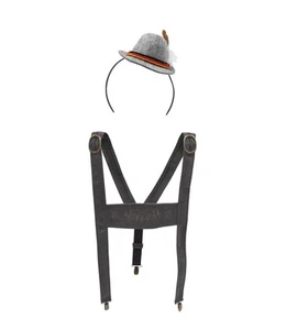 Nicky Bigs Novelties The Mini Yodeler Oktoberfest Alpine Hat Headband - Picture 1 of 19