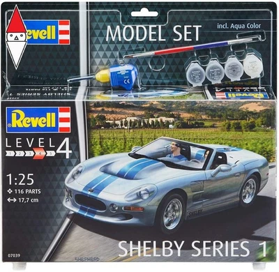 REVELL 1/25 MODEL SET SHELBY SERIES I - Immagine 1 di 4