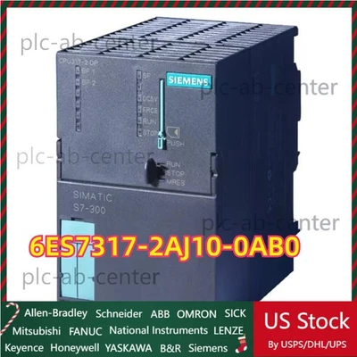 New Siemens 6ES7 317-2AJ10-0AB0 6ES7317-2AJ10-0AB0  SIMATIC S7-300 CPU 317-2DP - Image 1 of 4