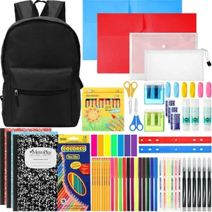 86-teiliges Schulbedarfs-Set mit Rucksack Schulanfang Tasche Set Element - Bild 1 von 7
