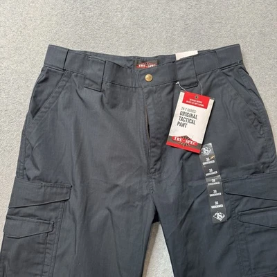Calça tática masculina Tru-Spec original 24/7 36x38 azul resposta uniforme rip stop - Imagem 1 de 4