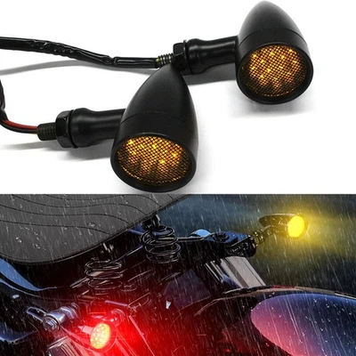 Luces LED de señal de giro bala para moto Honda Shadow Phantom 750 VT750C2B Foto 1 de 4