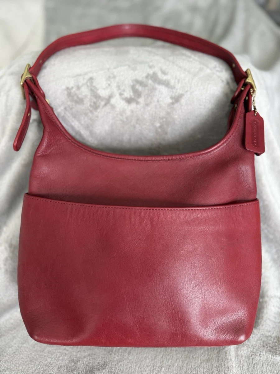 バッグ 80's Vintage Coach Swinger Small Red Coach swinger bag - Gem