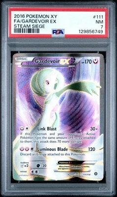 2016 POKEMON STEAM SIEGE GARDEVOIR EX #111 PSA 7 NM #129856749 - Image 1 of 2
