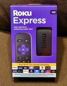 New Roku Express HD Wi-Fi Streaming Media Player With Remote 3960R - Picture 1 of 5