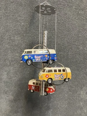 Campana de viento Peace & Love Volkswagen Classic Bus 1962 Foto 1 de 4