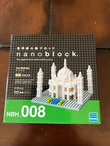 + NanoBlock TAJ MAHAL Micro-Sized Building Block Set 008 NEW IN BOX + - Picture 1 of 2