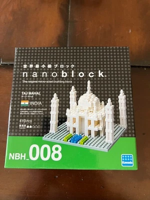 + NanoBlock TAJ MAHAL Micro-Sized Building Block Set 008 NEW IN BOX + - Image 1 of 2