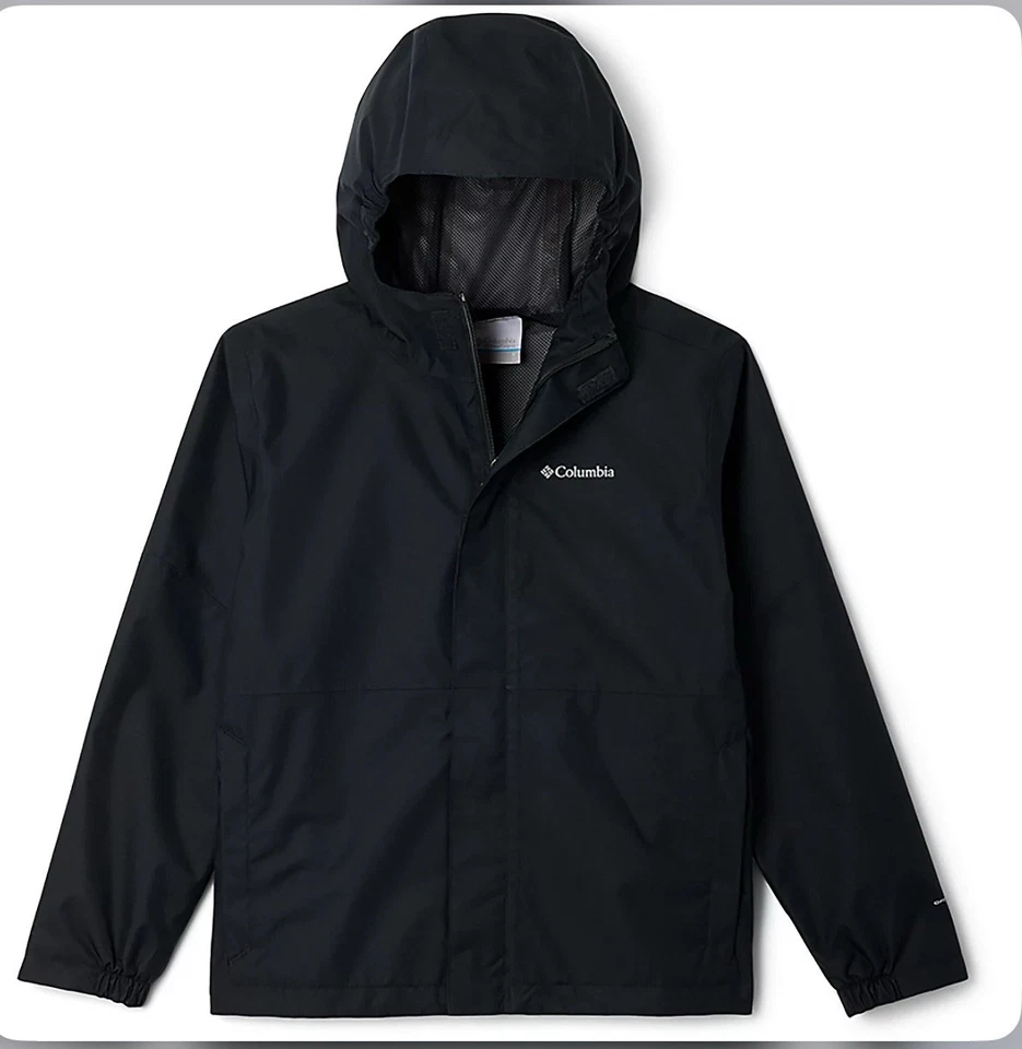 Chaqueta de lluvia Columbia Sportswear nueva con etiquetas, resistente al agua con cremallera y bolsillos: Youth18-20 Foto 1 de 4